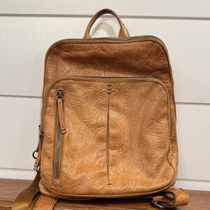 American Leather Co. Tan Leather Backpack purse